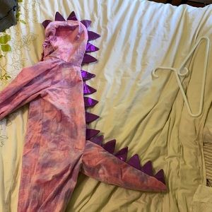 Girls pink dinosaur Halloween costume size 6 (small)